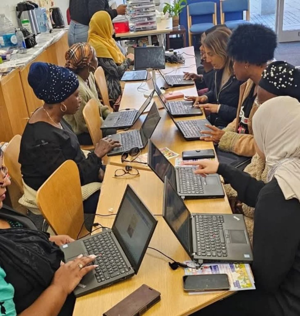 A women workshop session at CAS Rochdale hub