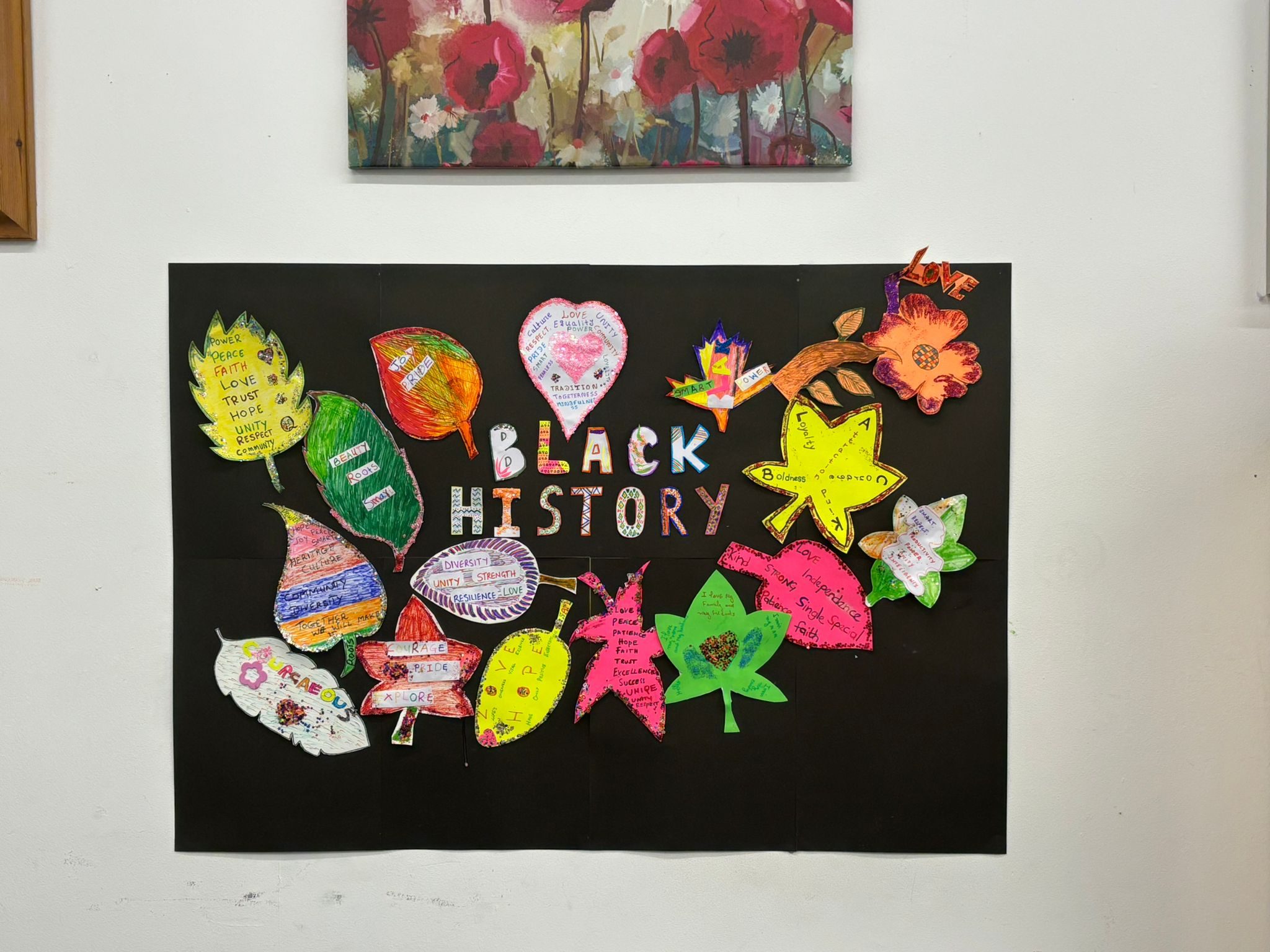 Black History Month 2025 poster at CAS Rochdale – Stand Firm in Power and Pride