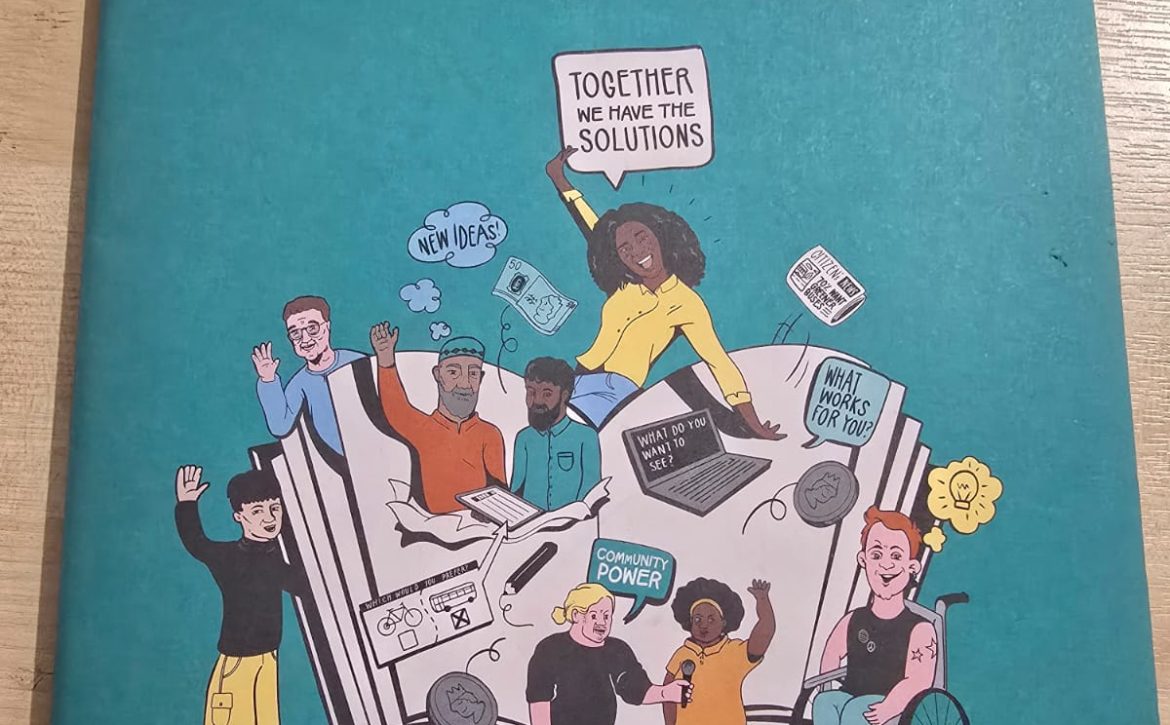 Cover of the GM Participation Playbook at the Greater Manchester launch.