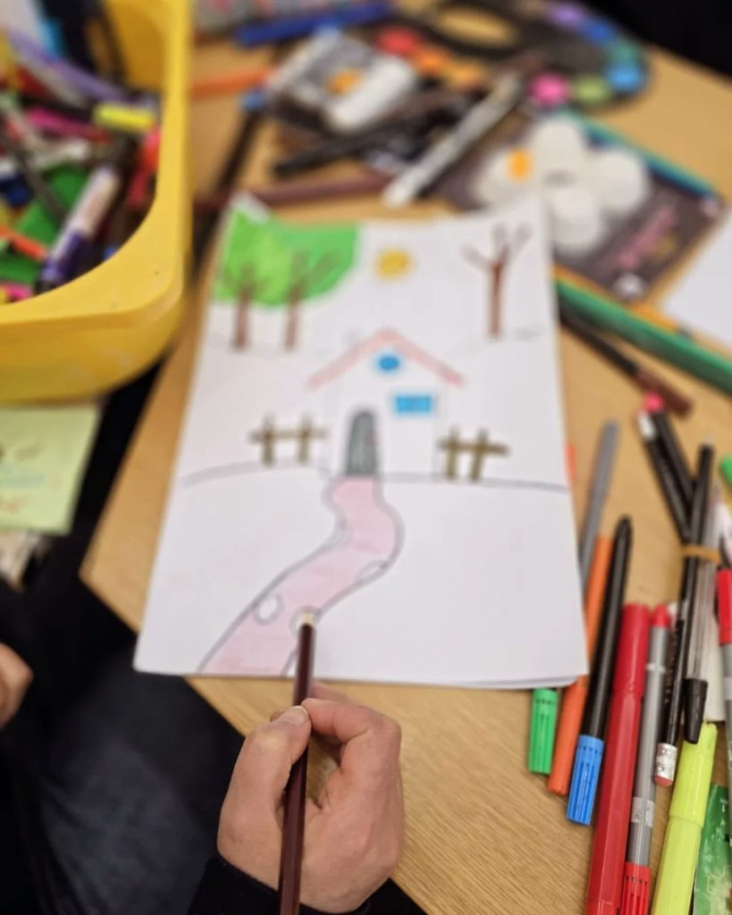 Community members participating in Creative Connection community engagement workshop at CAS