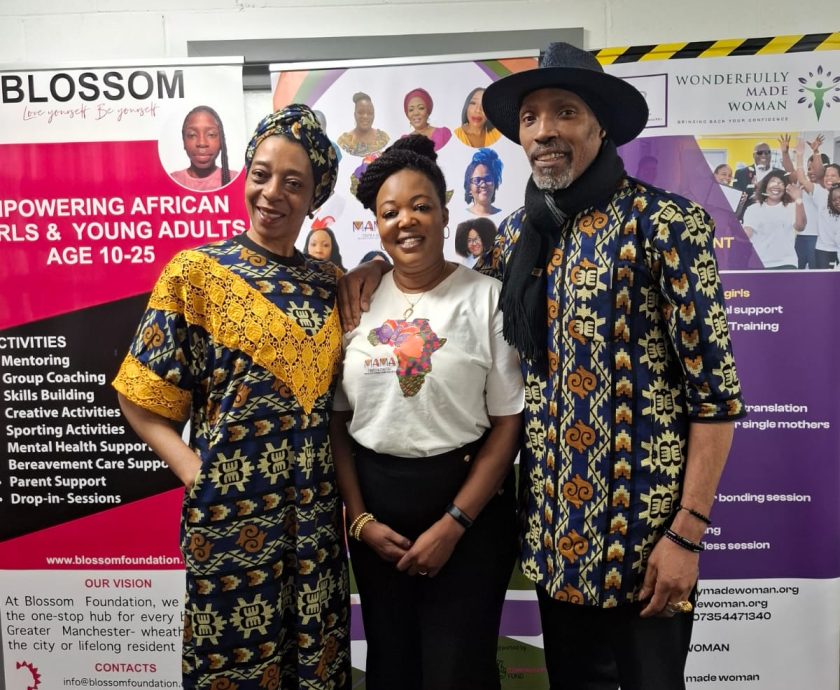 CAS CEO with partners at Central Manchester Hub launch event for women and families