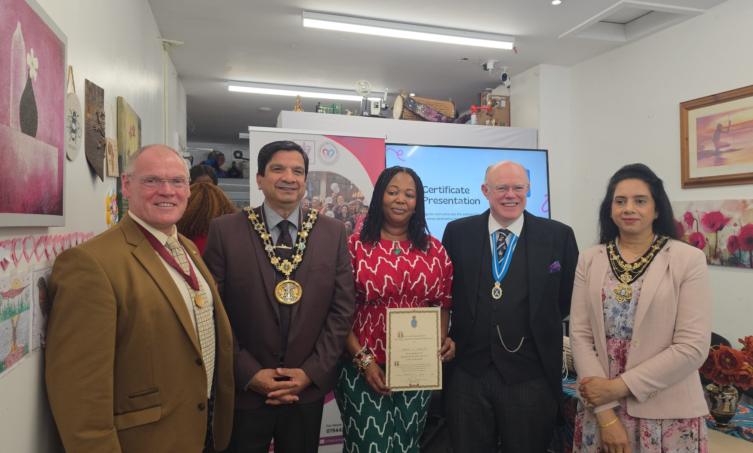 CAS Rochdale community celebration with local leaders and partners during Volunteers’ Week event