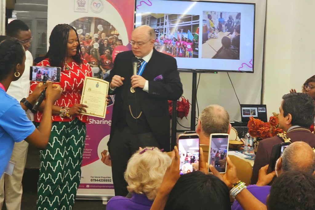 CAS Rochdale receiving recognition from the High Sheriff of Greater Manchester during Volunteers’ Week celebration event in Rochdale