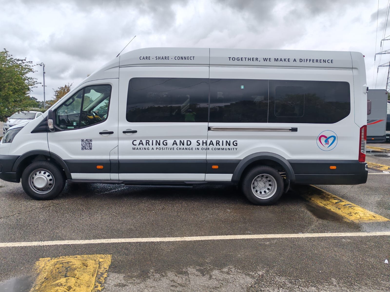 The new CAS community minibus