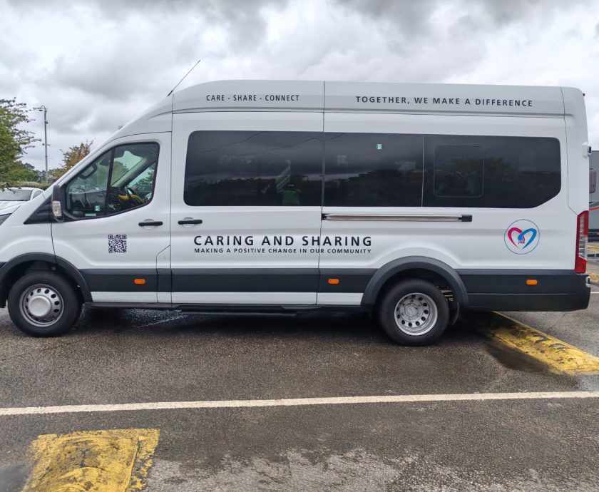 The new CAS community minibus
