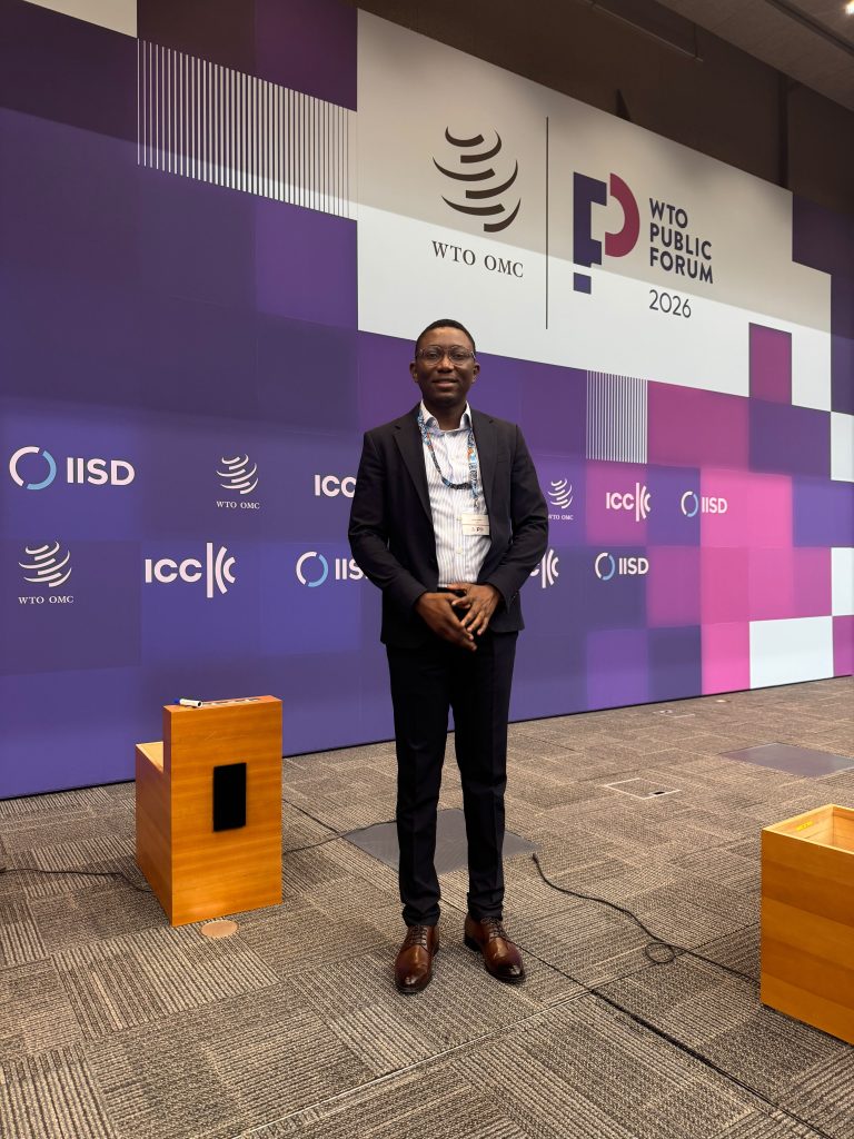 Olawale Ogunjimi at the WTO Public Forum 2026 in Geneva